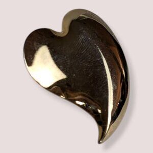 (2/$20) V. Smooth Heart Brooch